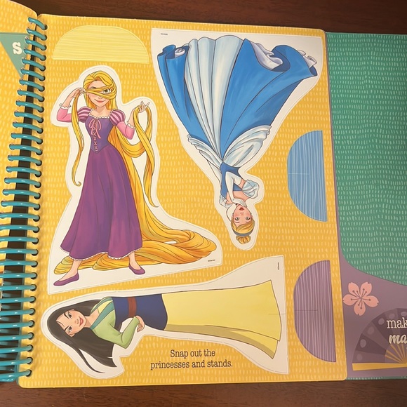 Girl Power Disney Princess Spiral Bound - A personalized journal/activity book! - Picture 14 of 16